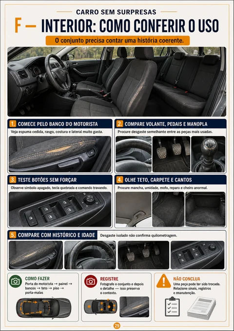 Página do manual — como conferir o interior